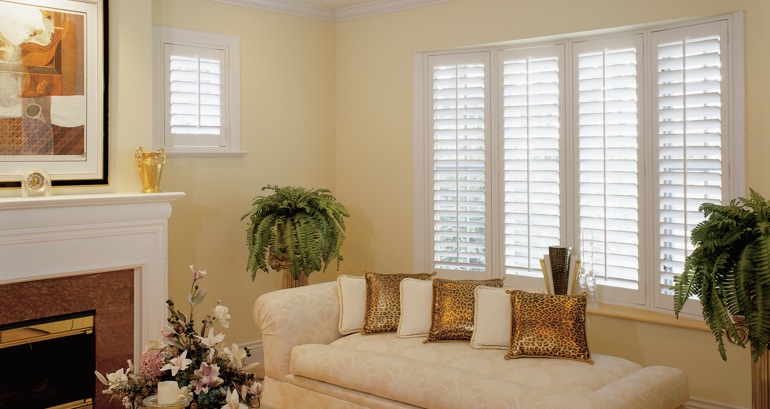 Cleveland living room shutters